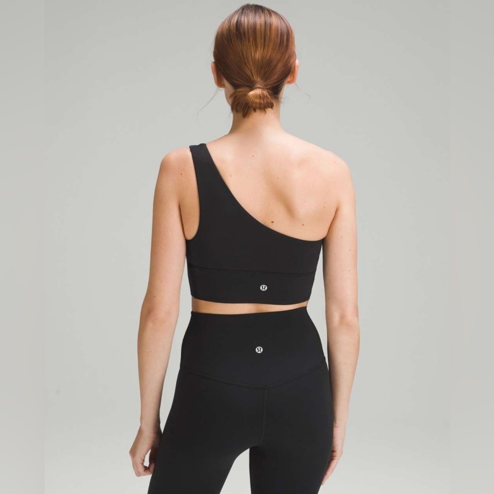 Lululemon Align Asymmetrical Bra *Light Support, A/B Cup in Black - Picture 2 of 3